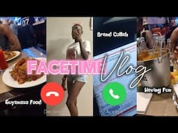 FACETIME VLOG: GRWM+ Night out +Chilling + Fall + 1st time eating Guyanese food