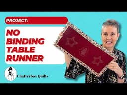 Easy No Binding Table Runner - Step-by-StepTutorial