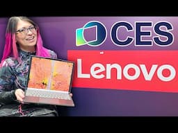 CES 2025: Lenovo Made A Rollable Screen Laptop + NEW Legion Go UPDATES! #LenovoCES #ces #ces2025