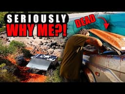 MASSIVE ACCIDENT that could HAVE ENDED our CARAVAN OFFGRID OFF ROAD LIVING AUSTRALIA