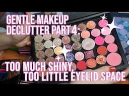 Gentle eyeshadow collection declutter & reviewing ALL of my makeup palettes 2023