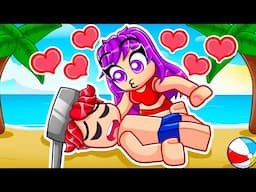 Lifeguard has a CRUSH ON ME in Roblox Snapchat!