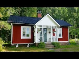 Incredible Beautiful Typical Swedish Cottage In The Countryside | Exploring Tiny House