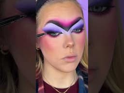 weird creative makeup look