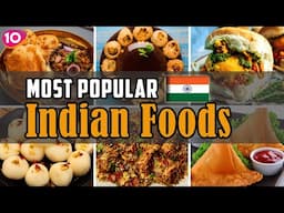 Top 10 Most Popular Indian Dishes || Traditional Indian Cuisine || Indian Street Foods || OnAir24