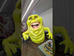 SLIMER GOT LOOSE AT THE SCAREHOUSE! #ghostbusters #slime #thatnateguyonyoutube