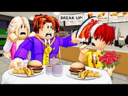 Poor boy's unhappy meal  - Roblox Brookhaven RP #robloxshorts