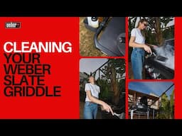 Cleaning your Weber Slate Griddle