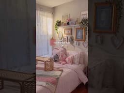 reset with me 🦢🩰 my cozy pink shabby chic aesthetic bedroom