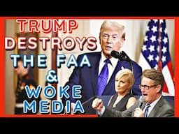 Trump DESTROYS Woke Media & The FAA During STUNNING Press Conference: They LOSE IT