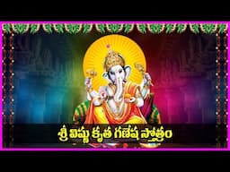 మహిమాన్వితమైన గణపతి స్తోత్రం - Vishnu Krutha Ganapathi Stotram | Lord Ganesha Devotional Songs