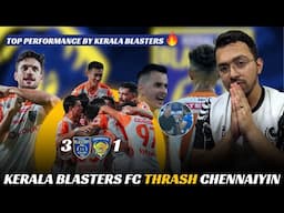 Kerala Blasters vs Chennaiyin FC 3-1! Noah vs Luna FIGHT Breaks Out! 🔥 | KBFC Drama