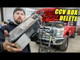 MOST OVERLOOKED 6.7 POWERSTROKE ISSUE - CCV REROUTE FULL INSTALL