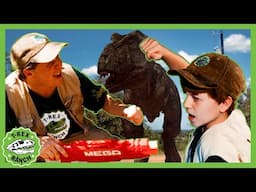 T-REX Trap 🎯 Nerf Blaster Attack | 🦖🦕 T-Rex Ranch Dinosaur Videos