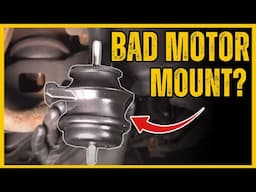 5 Bad Motor Mount Symptoms | How To Diagnose & Replacement Cost