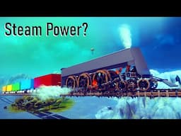 Making a Steam Powered Train in Besiege