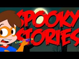 😨 SPOOKY STORIES for KIDS with Drew Pendous | Cool School Cartoons for Kids