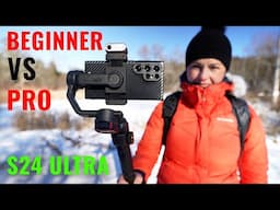 Beginner VS Pro Smartphone Gimbal Moves with S24 Ultra & Hohem iSteady M7