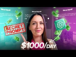 $1000 per Day using ChatGPT (Full Step-by-Step Tutorial)