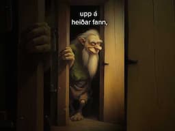 Shortly: Yule Lads: Gáttaþefur- Doorway-Sniffer- The 13 Icelandic Christmas Guys - 22 December