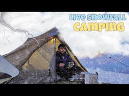 Solo Winter Camping in Snow Storm | Stuck in Heavy Snowfall | Winter Camping India | Camping Video