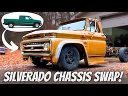 Chassis Swap In 2 Days! Classic Chevy Truck To Modern Silverado