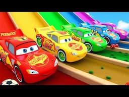 Baby Shark + Wheels On the Bus song - Soccer ball shaped wheels - Baby Nursery Rhymes & Kids Songs