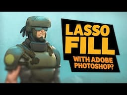 How to use Lasso Fill in Photoshop like Procreate and Clip Studio Paint