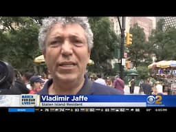 “What About 2nd Amendment?”-Vladimir Jaffe Confronts NYC Mayor Adams. Fat Ass Letitia James On Guns.