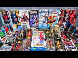 MARVEL'S SPIDER-MAN SERIES UNBOXING, CAPTAIN AMERICA, HULK, IRON MAN, THOR AVENGERS ACTION FIGURES