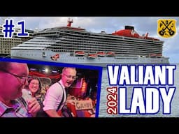 Valiant Lady 2024 Pt.1 - Embark, Safe Cruise Parking, The Galley, Miss Behave Show, Sea Terrace Tour