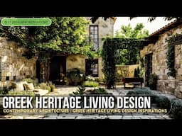 Contemporary Architecture  : Greek Heritage Living Design Inspirations