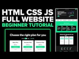 HTML CSS and Javascript Website Tutorial for Beginners Project - Finance Bank Saas Fully Responsive