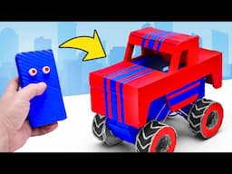 DIY RC Monster Truck from Cardboard!