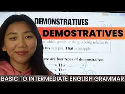 UNIT 10: DEMONSTRATIVES | ENGLISH GRAMMAR COURSE | དབྱིན་ཡིག་བརྡ་སྤྲོད་སློབ་ཚན།