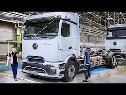 How They Build Powerful Electric Mercedes Truck From Scratch - Inside Production Line Factory