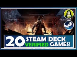 20 Awesome Steam Deck Verified Games to play in 2024!