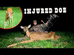 First DEER With My COMPOUND BOW | INSANE DEER INJURY