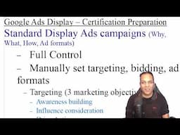 Tutorial 10 Standard Display Ads Campaign Marketing objectives bidding strategy and ad formats