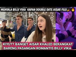 SWEET AISAR KHALED BERTEMU PASANGAN BUCIN BILLY VIKA SAAT BERANGKAT KE MALAYSIA