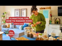 12 TIPS on how to manage home easily | To-Do Lists, Bfst, Grocery Org, Fridge Cleaning, Eggless Cake