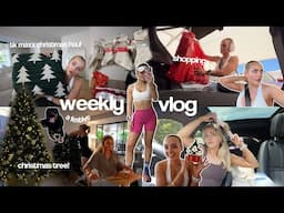 a festive weekly vlog: christmas tree, tk maxx haul, wholesome days at home, shopping, hang outs