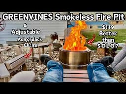 My new favorite Fire Pit! Greenvines 19” Stainless Steel Smokeless Fire Pit Review