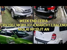 START HARGA RP.20JT AN ADA CRV 2007, BALENO, MARCH 2013, BMW 2005,& MOBILIO 2014!!!MURAH BINGIT!!!