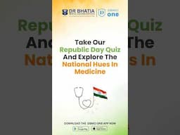 Take Republic Day Quiz and Explore the National Hues in Medicine #republicday #shorts #quiz #dbmci