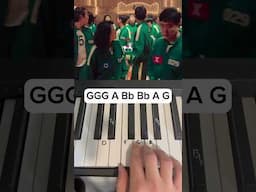 Squid Game 2 Mingle Game Song #shorts #piano #viral