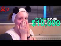 Donating $10,000 to streamers With 0 Viewers