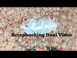 Frank Garcia Studio: Scrapbooking Haul Video