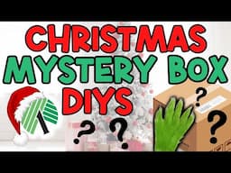 🎄Last Minute Christmas DIYS on a Budget!  Cheap & Creative Holiday Ideas! Mystery Box Challenge