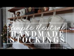 Deck the Halls for Less! Handmade Stockings on a Shoestring (Sew With Me!)